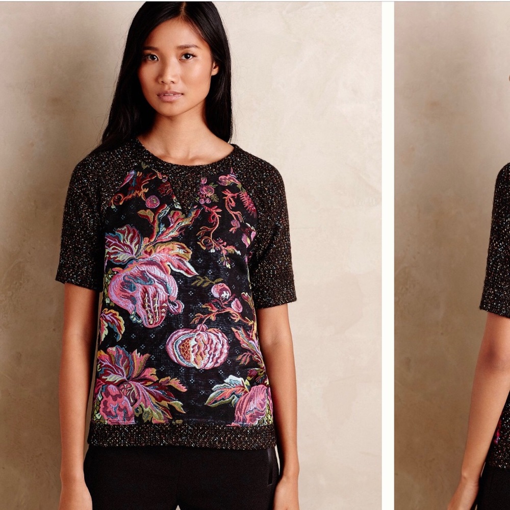 Anthropologie Brocade Spliced-Tee by JamesCoviello